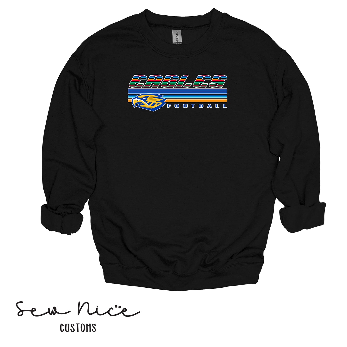 SP Serape Eagles Crewneck Sweatshirt