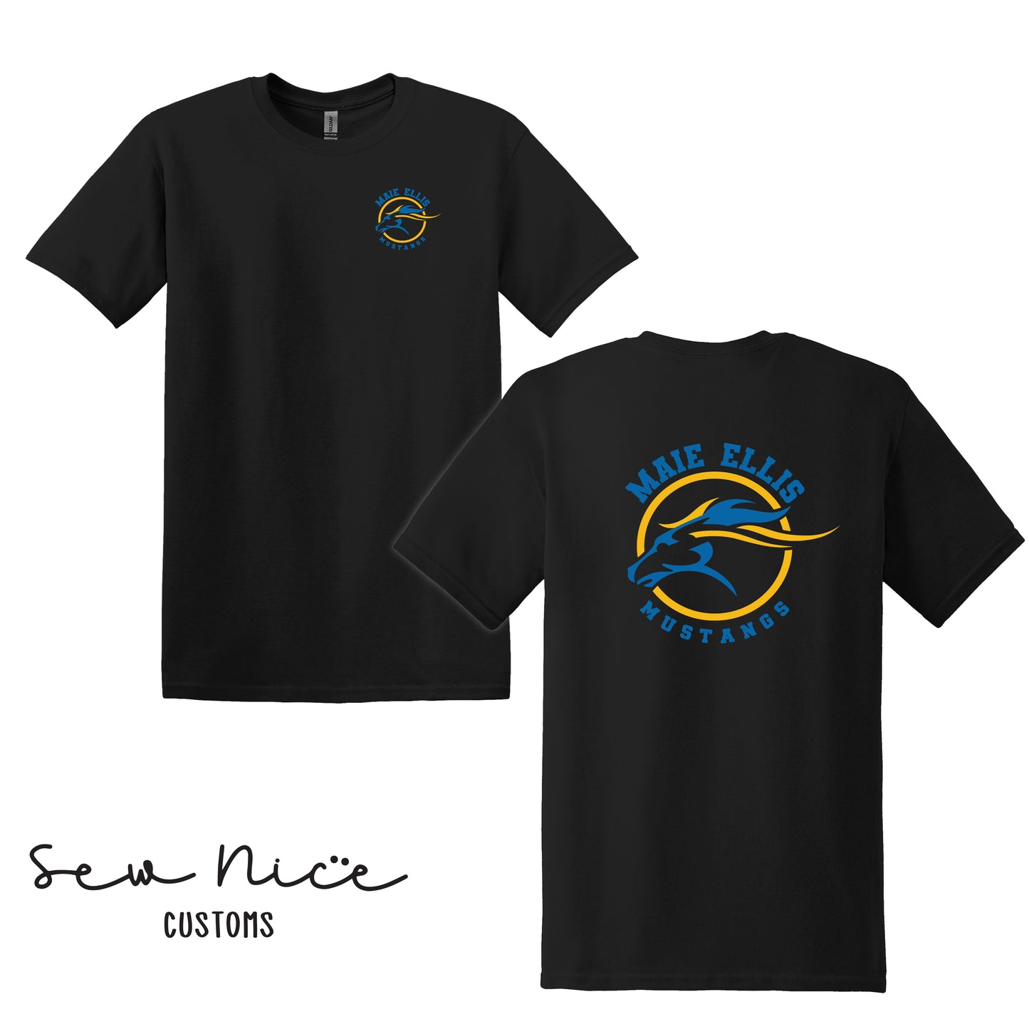 ADULT- Maie Ellis Left Chest/Back Logo Shirt