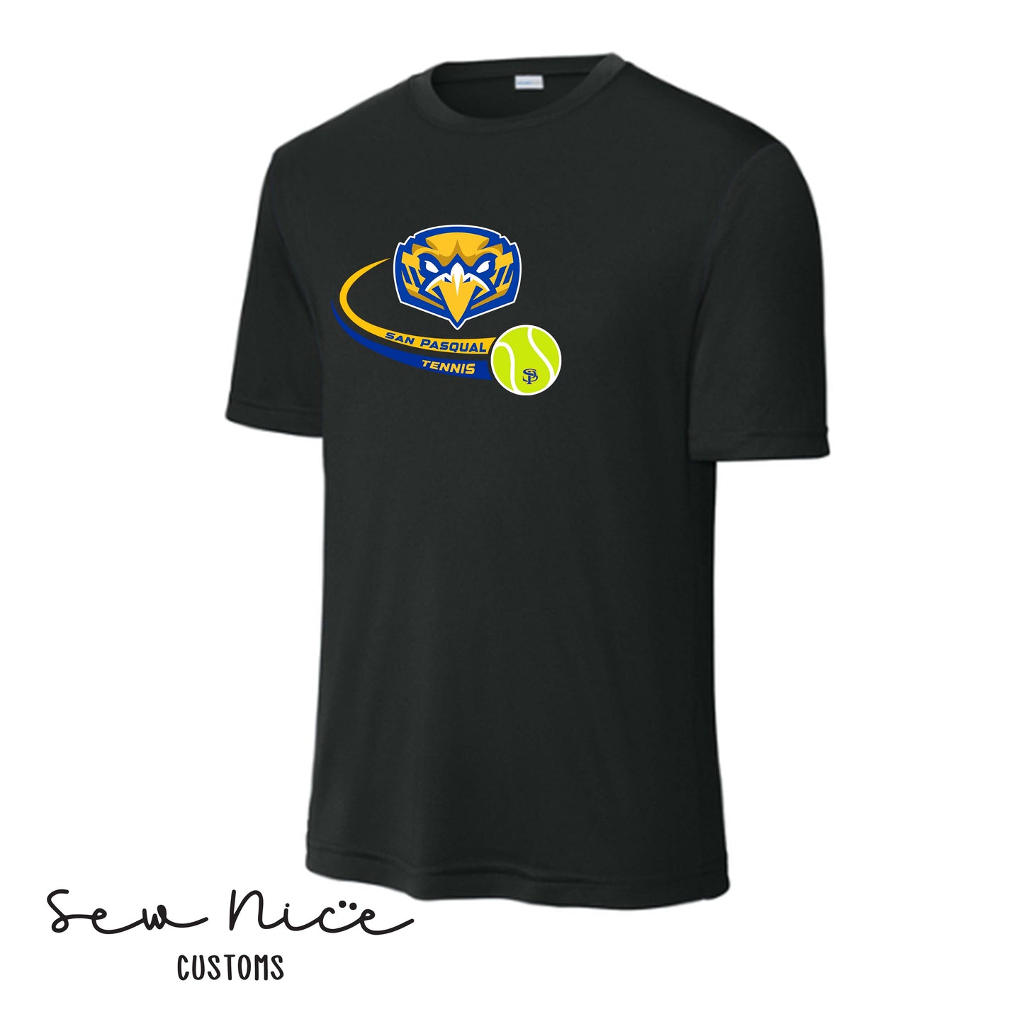 SP Eagles Swoosh Tennis- Unisex Adult/Youth Dri Fit Shirt