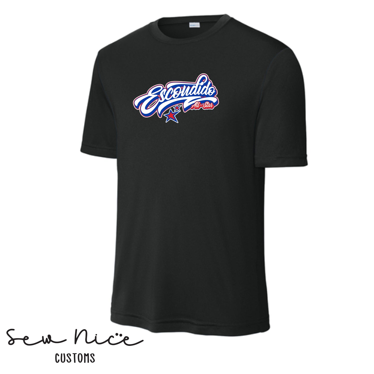 Escondido Script Logo Design- Unisex Dri Fit Shirt