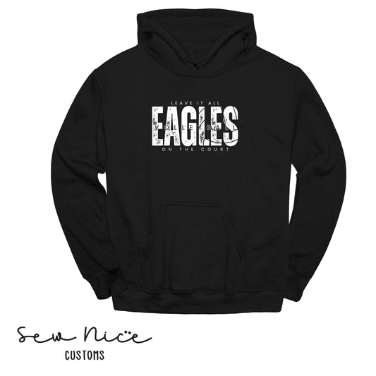 SP Eagles Volleyball-Leave It All On The Court- Adult/Youth Unisex Hoodie