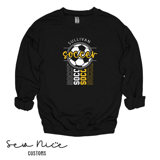 Sullivan Soccer -Adult Crewneck Sweatshirt