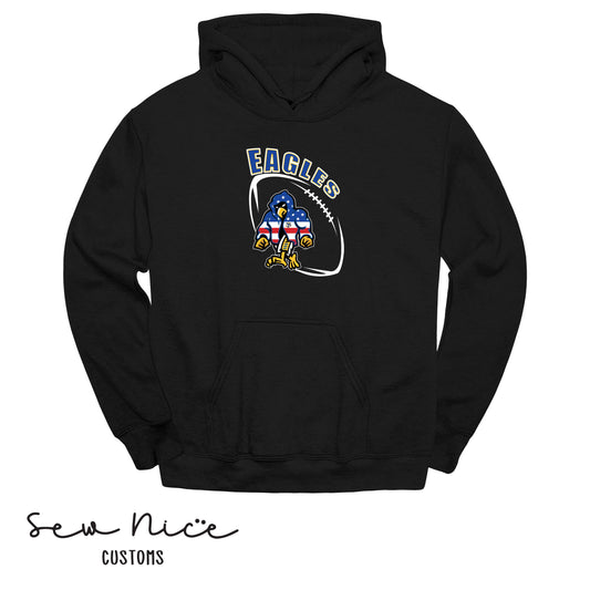 SP Eagles American Flag Robe- Unisex Adult/Youth Hoodie