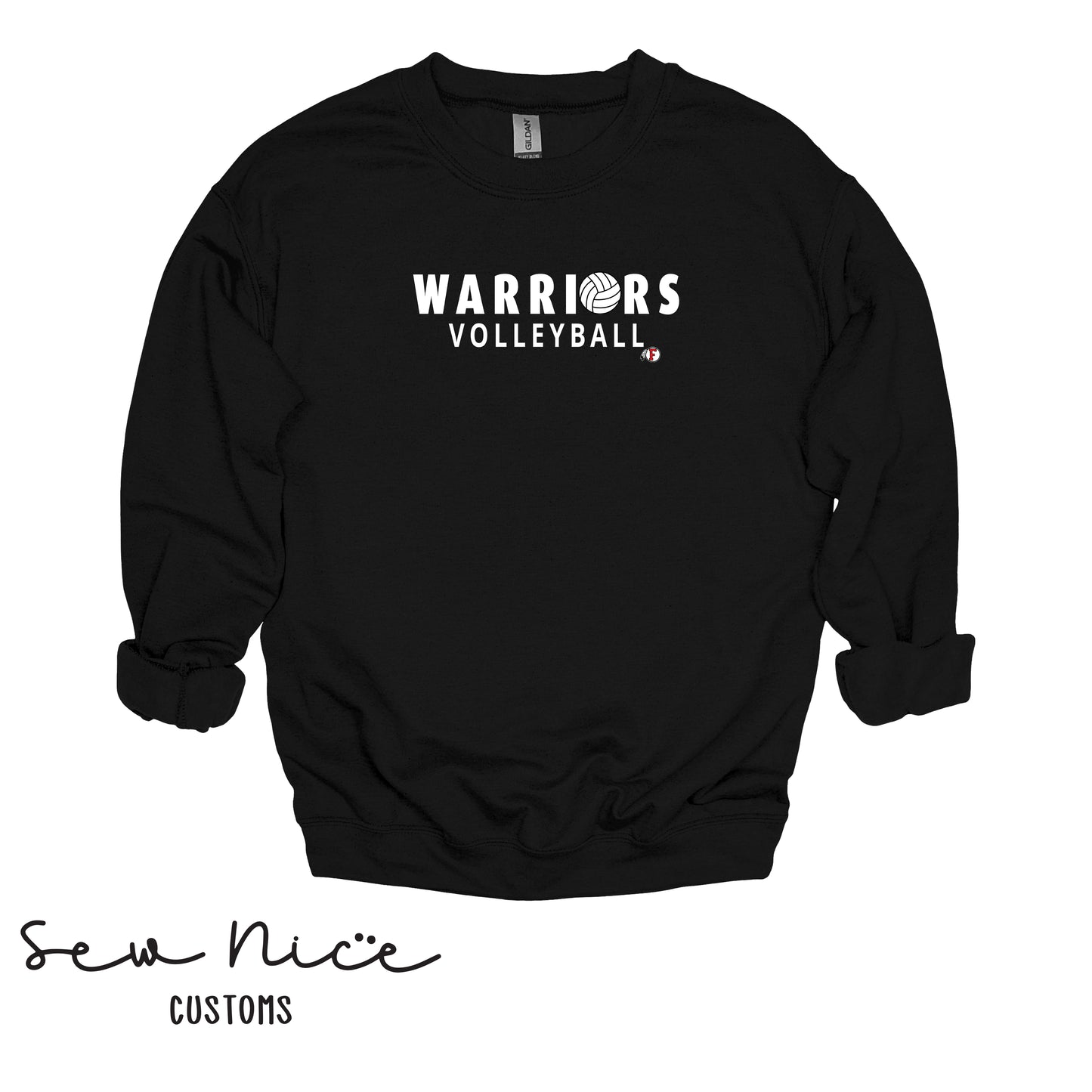 Warriors Ball Volleyball- Unisex Adult/Youth Crewneck Sweatshirt