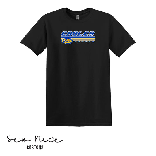 SP Eagles Lines- Tennis- Unisex Adult/Youth T-Shirt