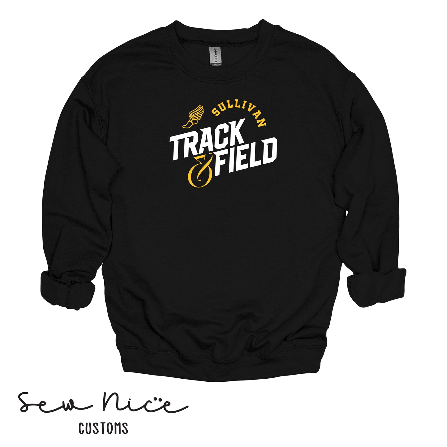 Sullivan Track & Field-Adult Crewneck Sweatshirt
