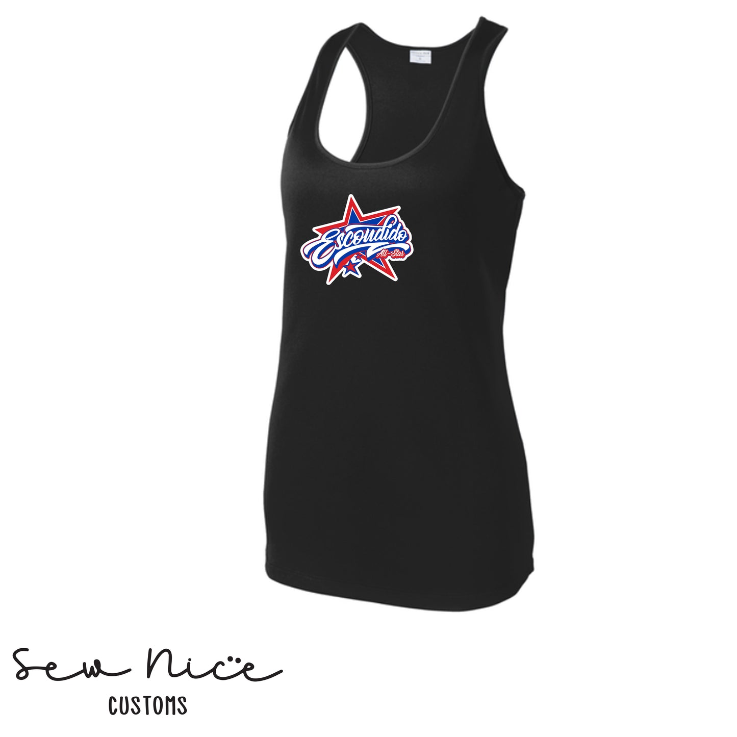 Escondido Star Logo- Ladies Dri Fit Tank Top