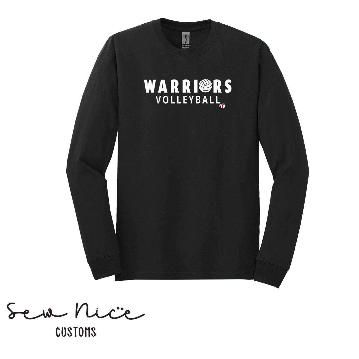 Warriors Ball Volleyball -Unisex Adult/Youth Long Sleeve Shirt