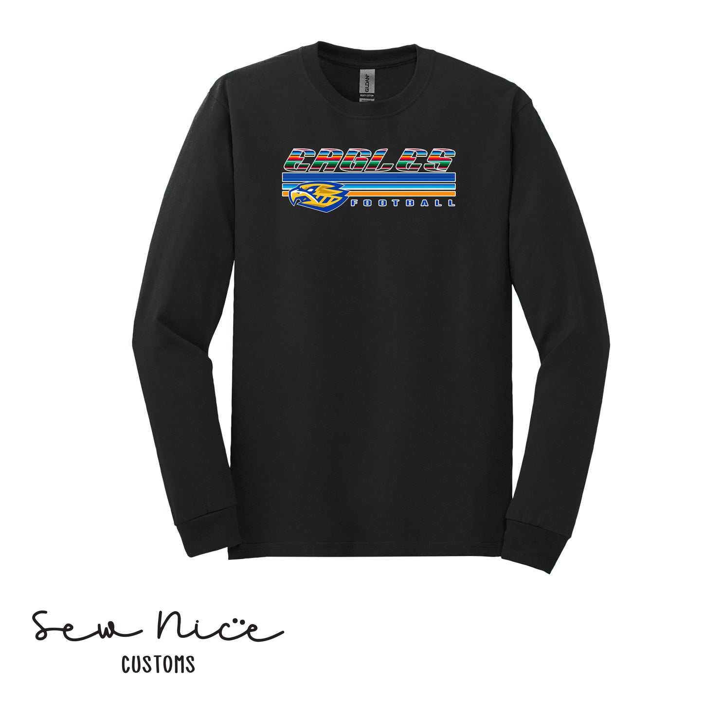 SP Serape Eagles Unisex Adult/Youth Long Sleeve Shirt