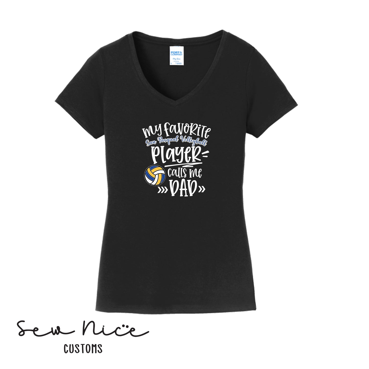 SP Volleyball-My Fav SP Player Calls Me.. *Custom Options*  Ladies V-Neck