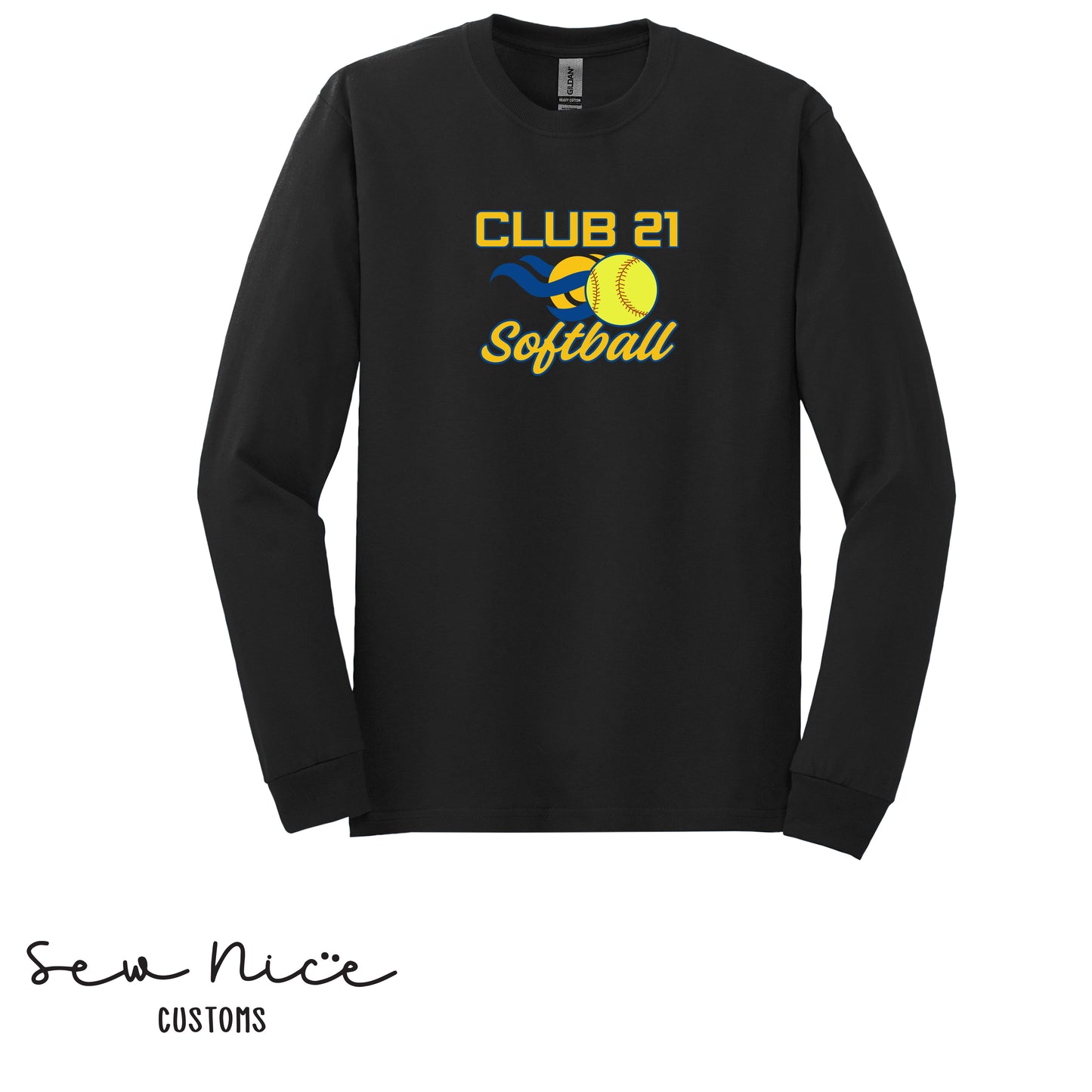 Clu 21 Softball- Unisex Adult/Youth Long Sleeve Shirt