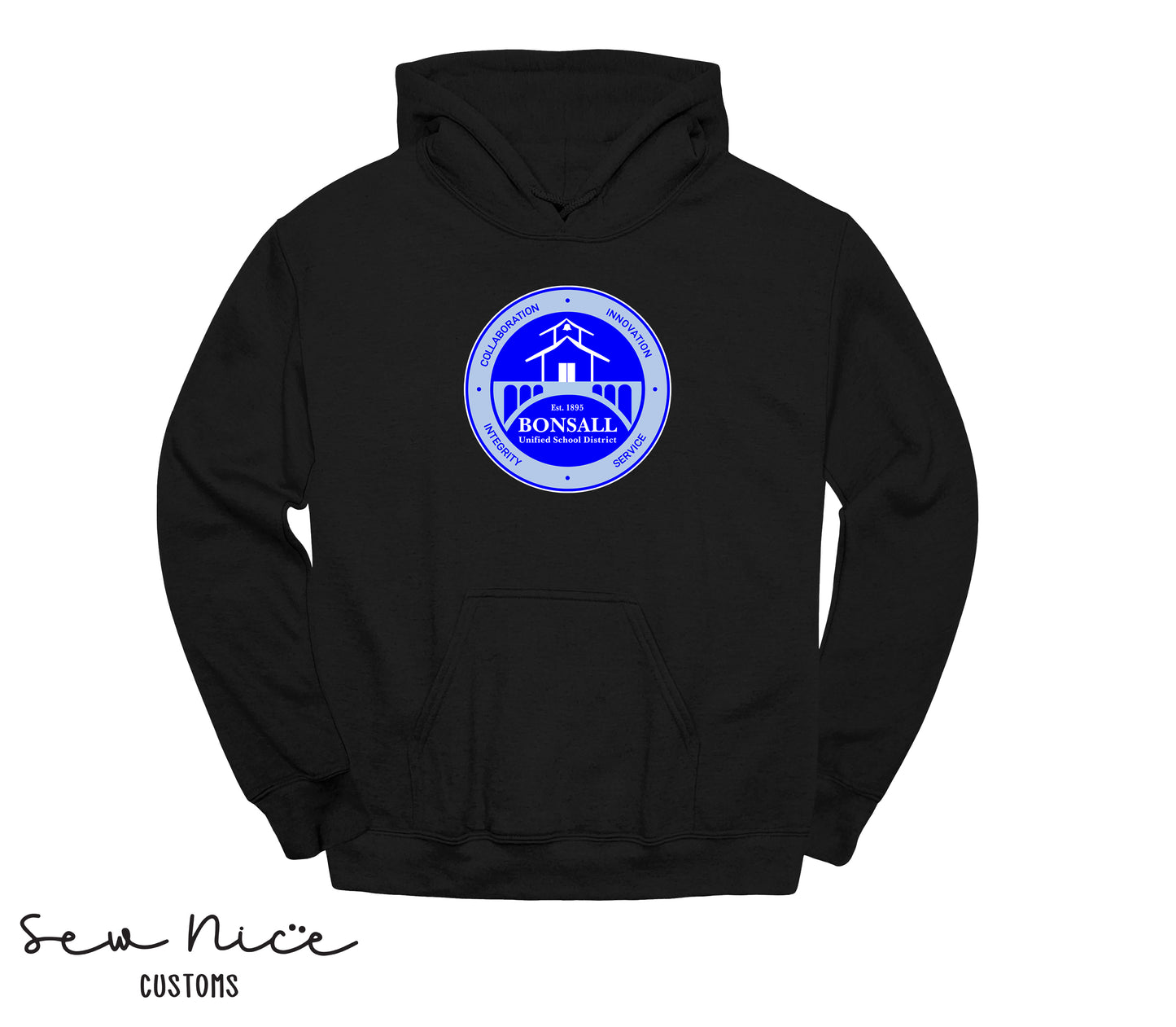 Bonsall District Logo Unisex Adult Hoodie