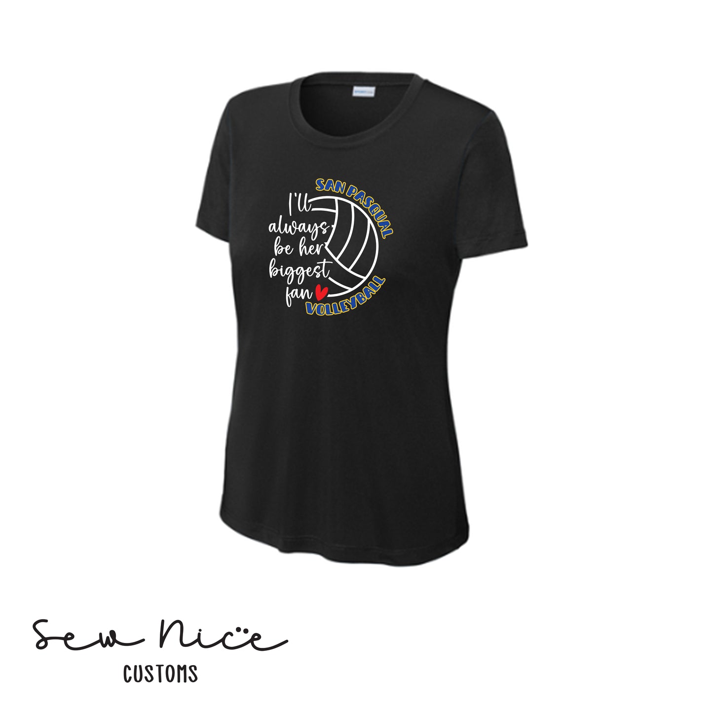 SP Volleyball Biggest Fan Ladies Dri Fit Shirt