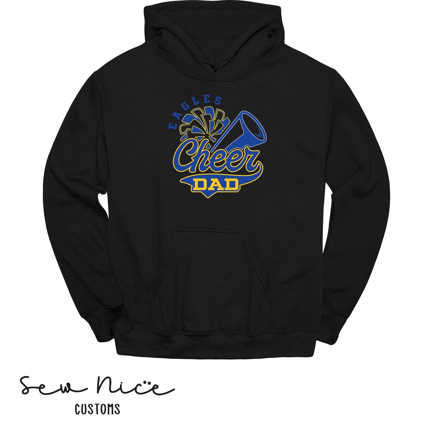 Eagles Cheer Dad- Unisex Adult Hoodie