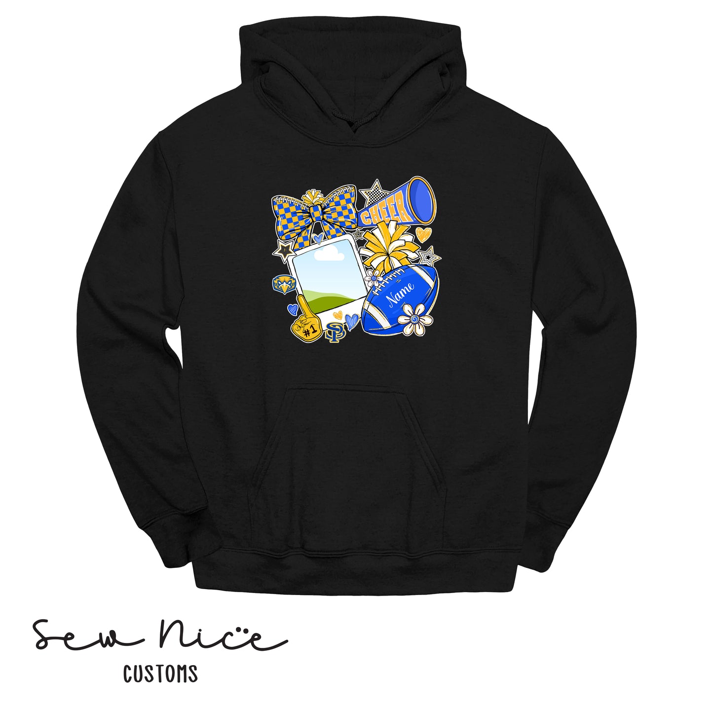 Custom SP Cheer Pic- Unisex Adult/Youth Hoodie