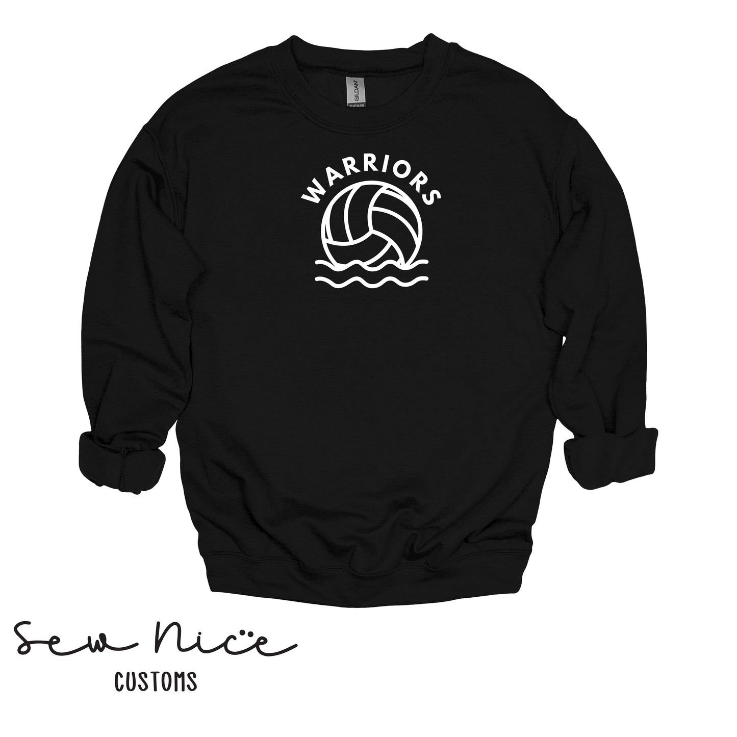 WARRIORS FHS Water Polo- Unisex Adult/Youth Crewneck Sweatshirt