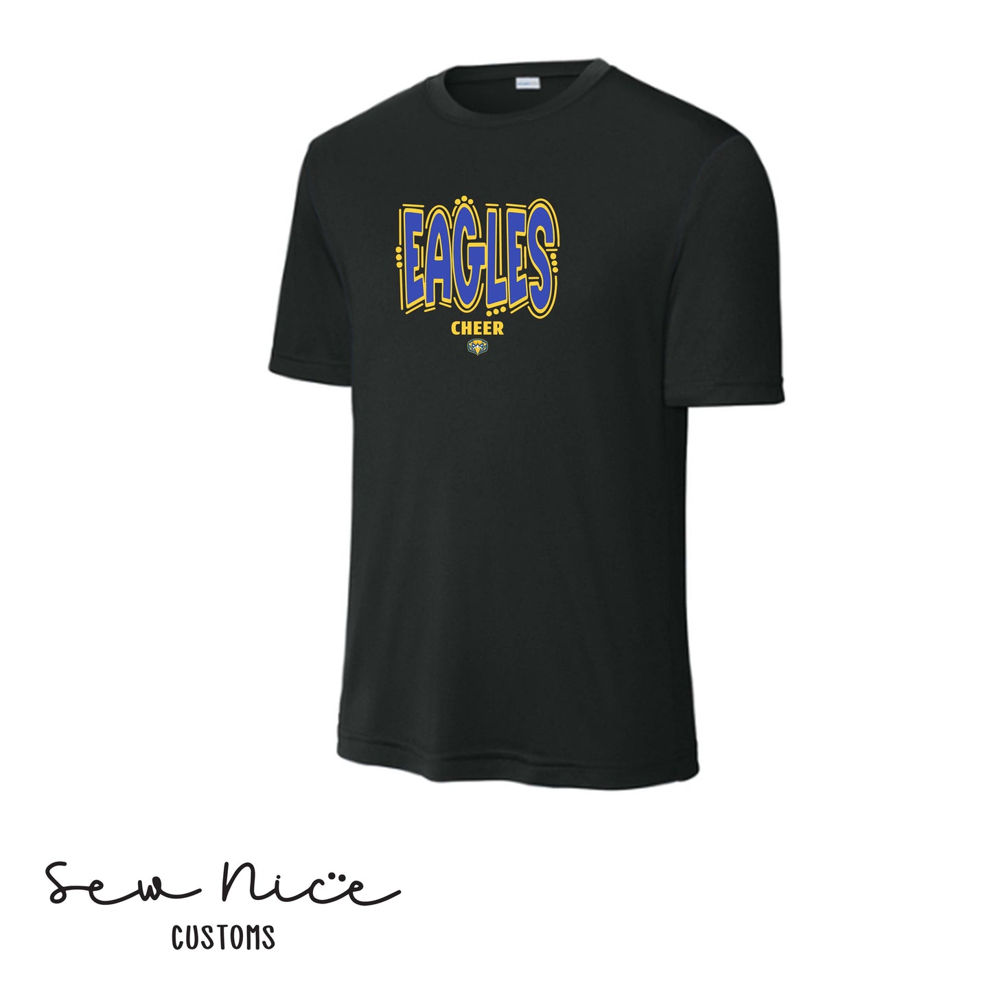 Eagles Doodle Cheer- Unisex Adult/Youth Dri Fit Shirt