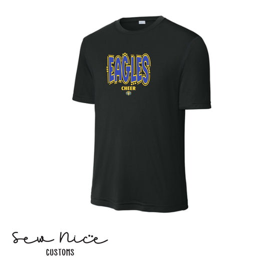 Eagles Doodle Cheer- Unisex Adult/Youth Dri Fit Shirt