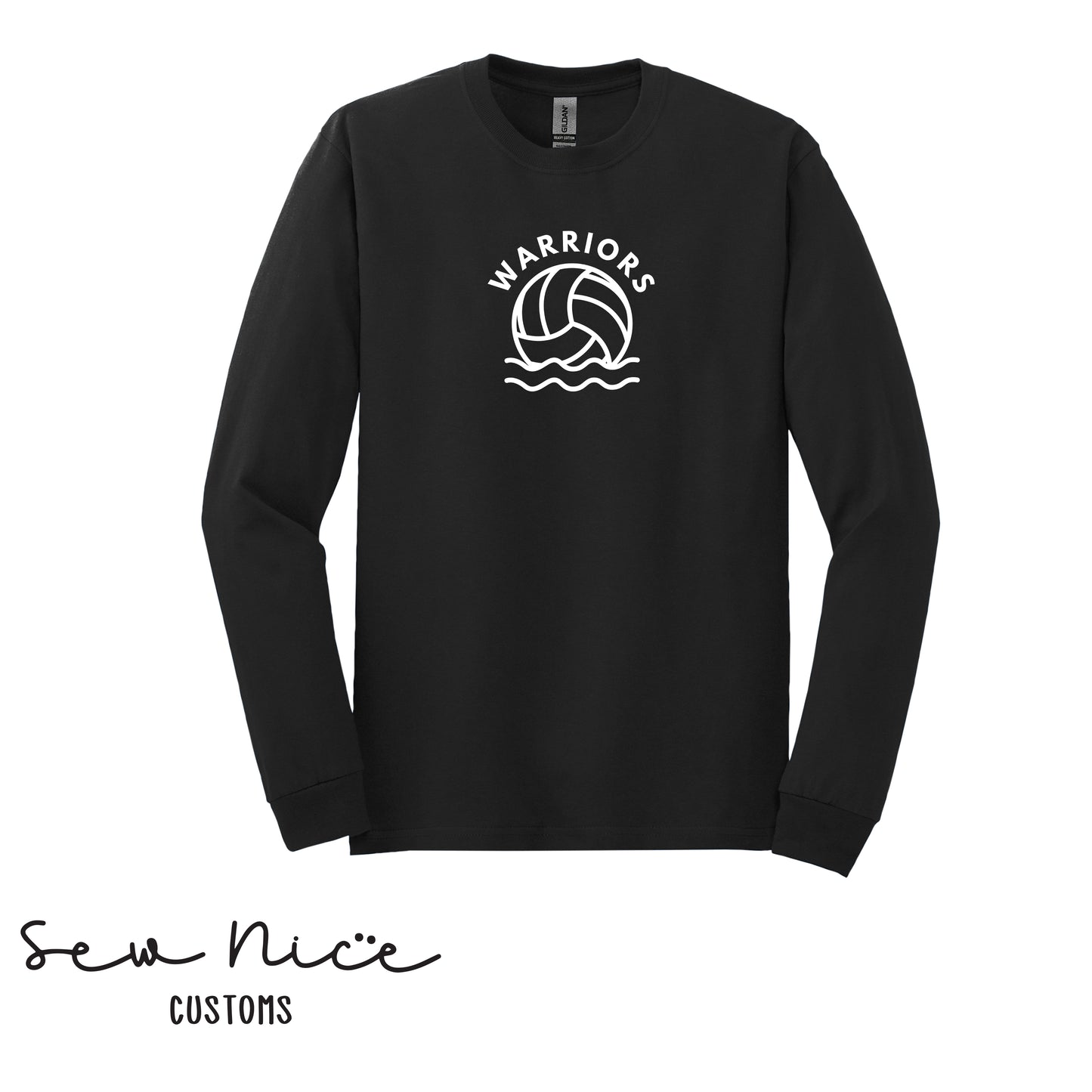 WARRIORS FHS Water Polo- Unisex Adult/Youth Long Sleeve Shirt