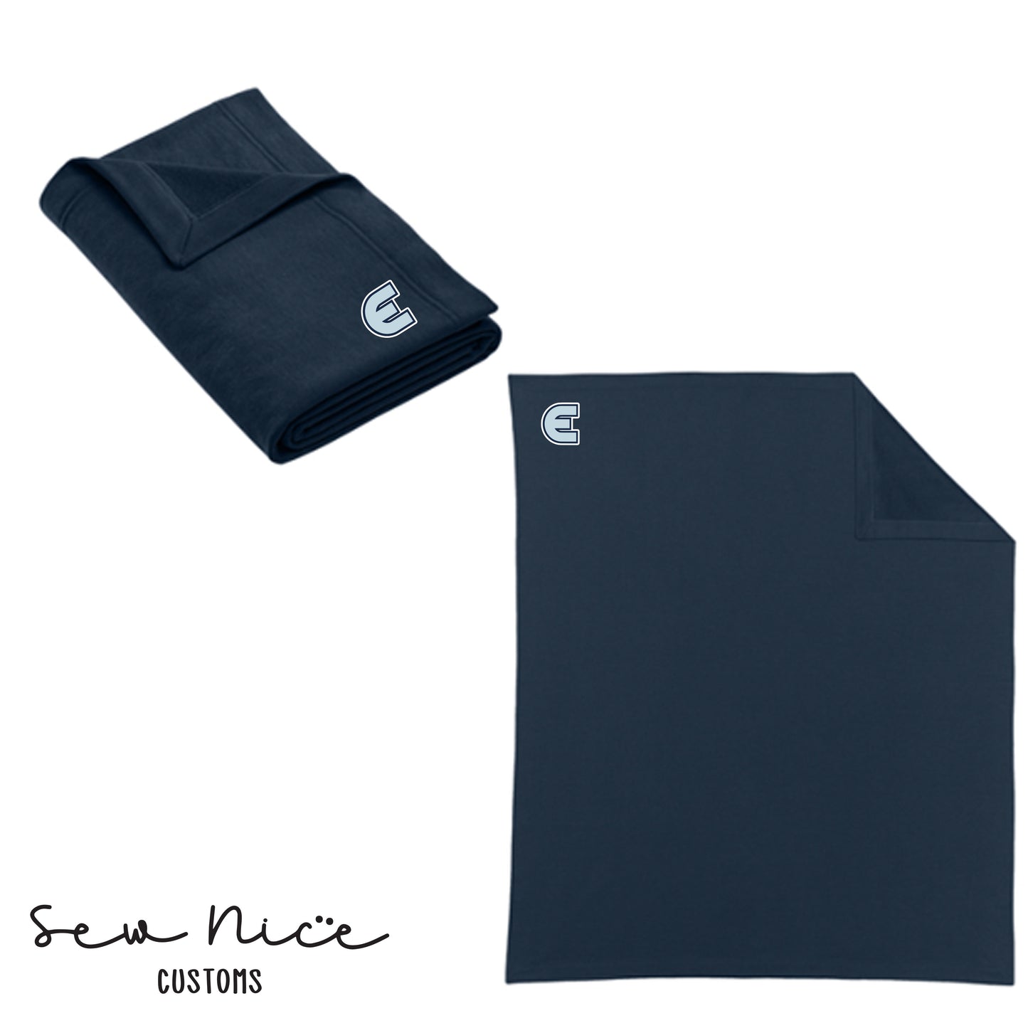 Elevate Sweatshirt Blanket - Embroidered "E"