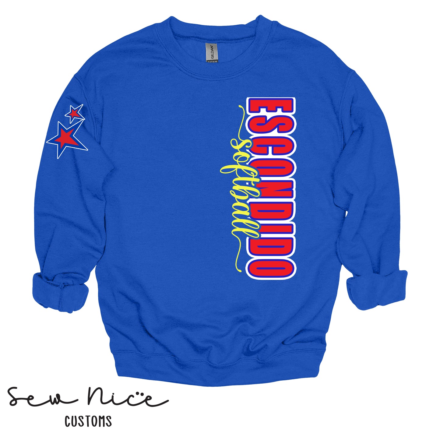 Escondido Side Design- Unisex Crewneck Sweatshirt