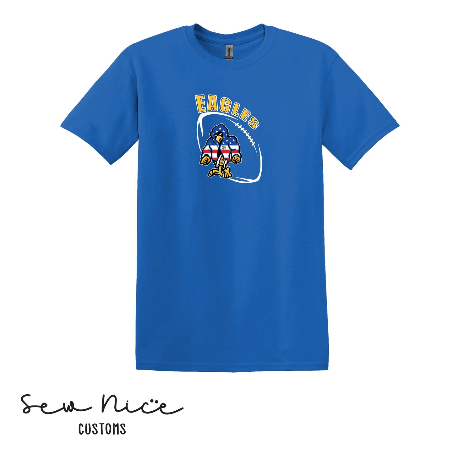 SP Eagles American Flag Robe-Unisex Adult/Youth T-Shirt