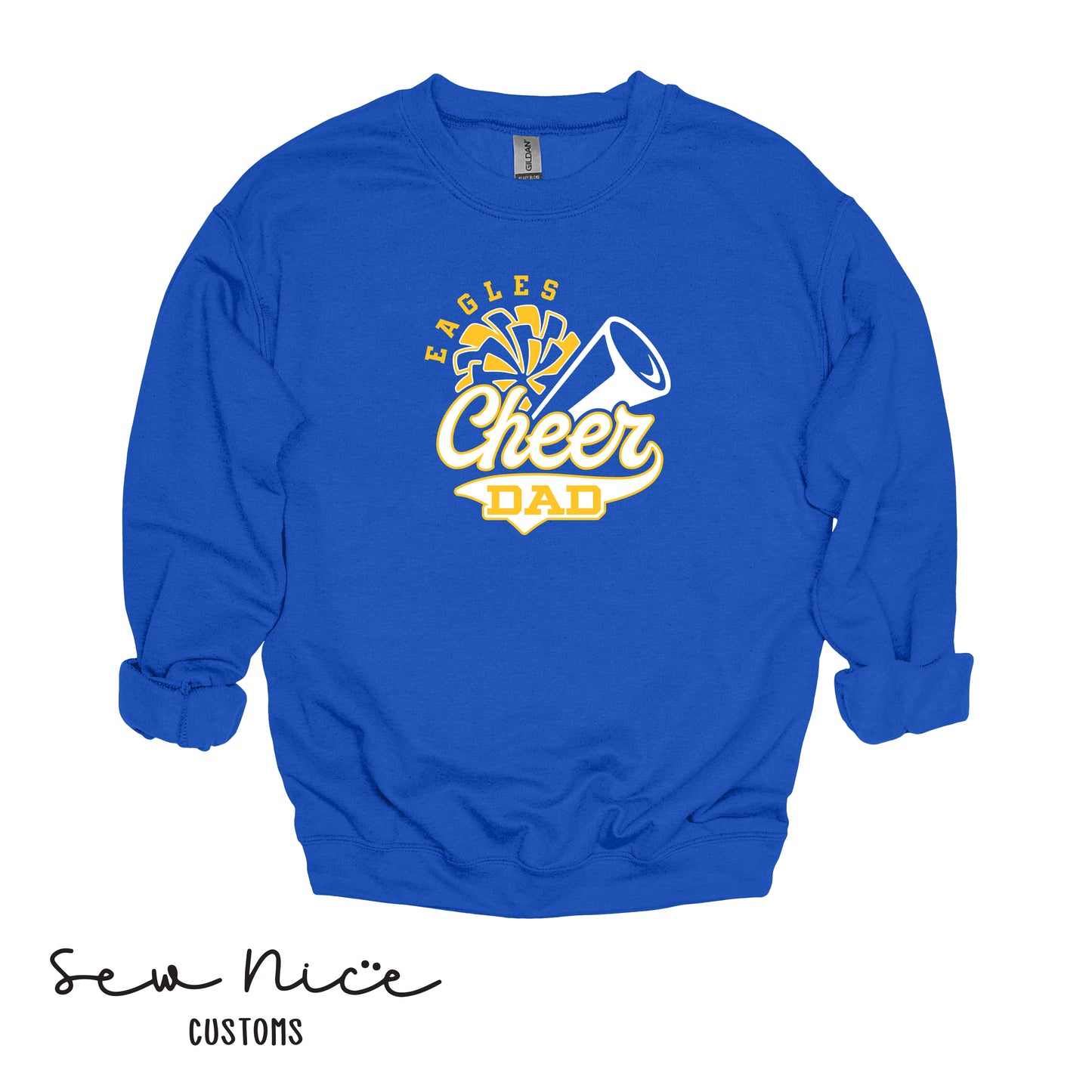 Eagles Cheer Dad- Unisex Adult Long Sleeve Shirt