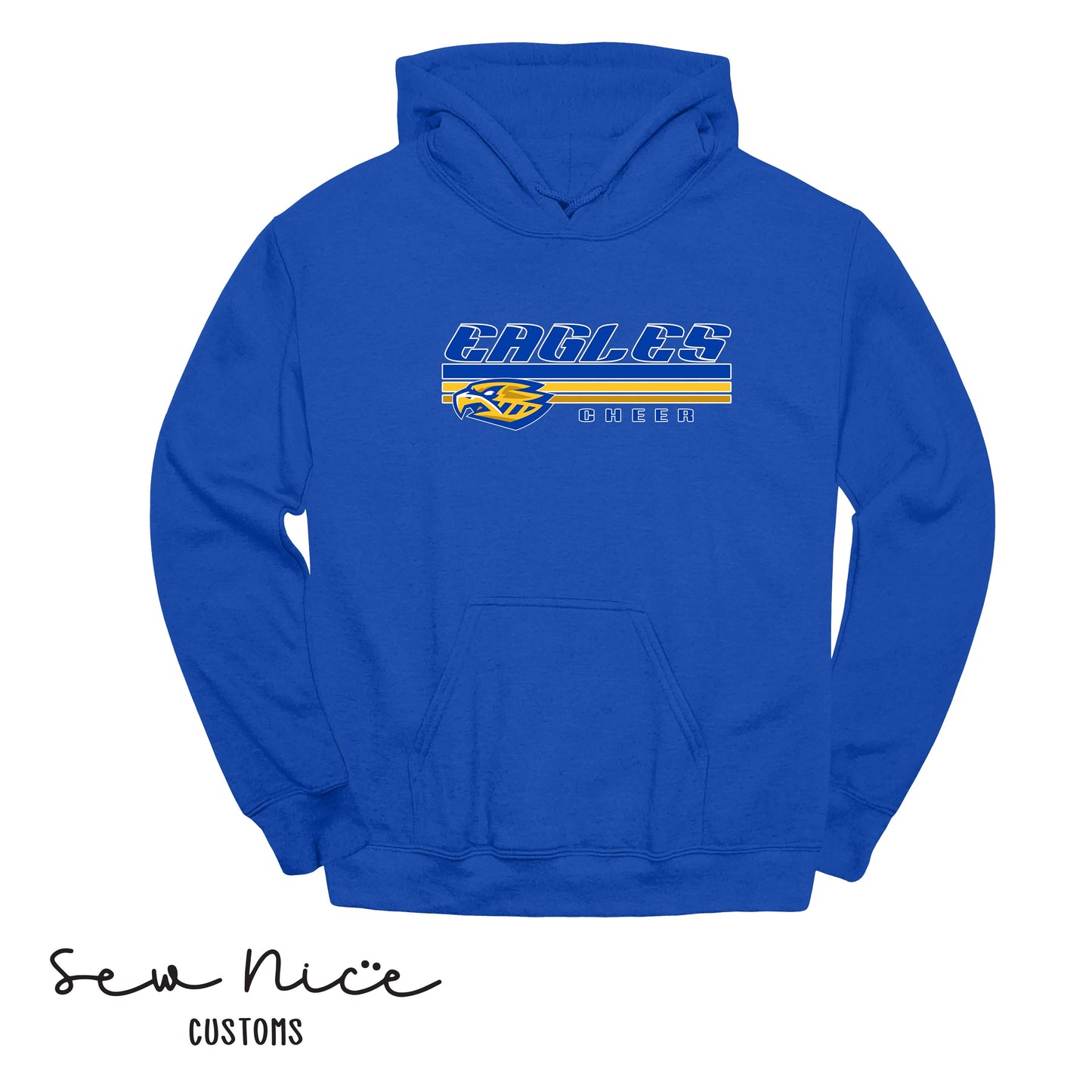 SP Eagles Lines Cheer- Unisex Adult/Youth Hoodie