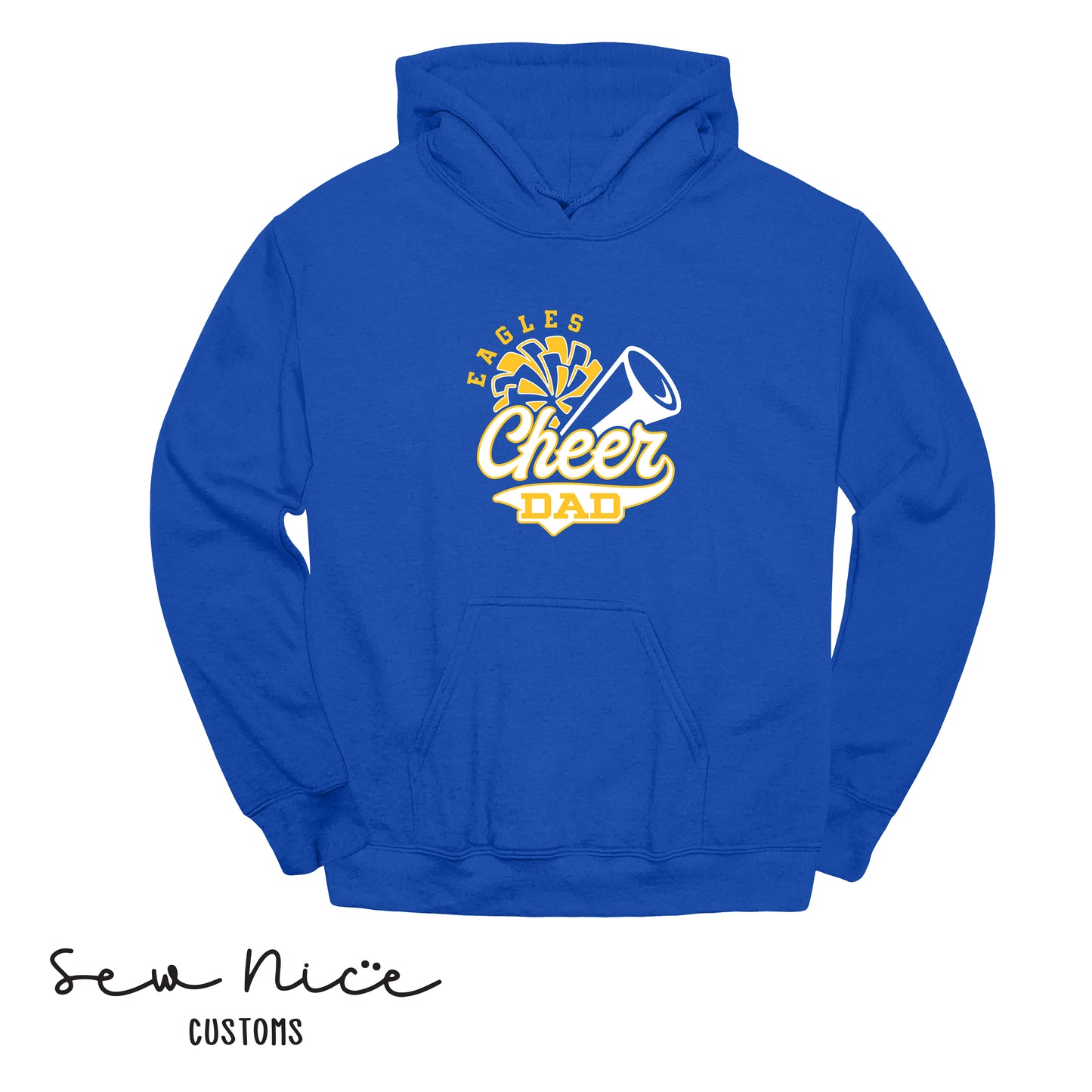 Eagles Cheer Dad- Unisex Adult Hoodie