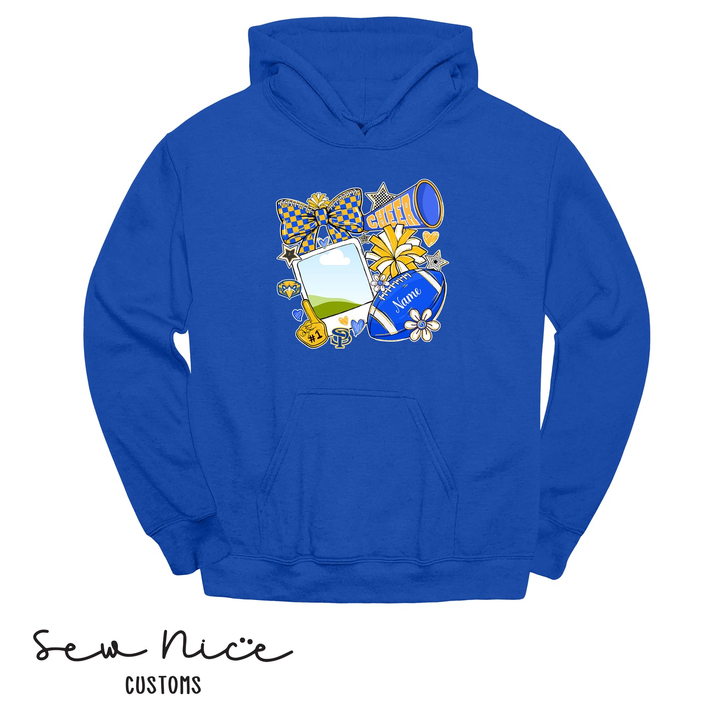 Custom SP Cheer Pic- Unisex Adult/Youth Hoodie