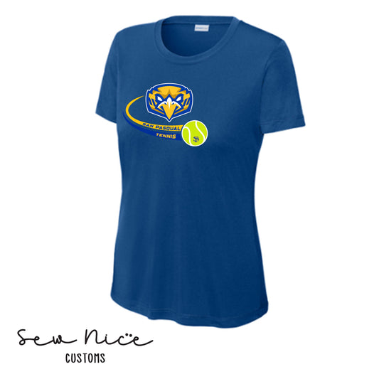 SP Eagles Swoosh Tennis- Ladies Dri Fit Shirt