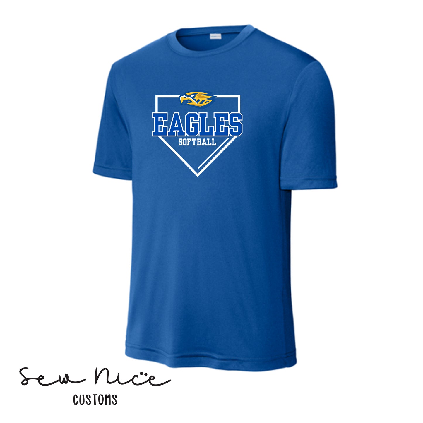 Eagle Softball Plate- UNISEX Dri Fit Shirt