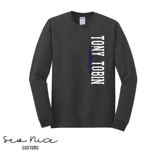 Tony Tobin Side Design- Unisex Adult Long Sleeve Shirt