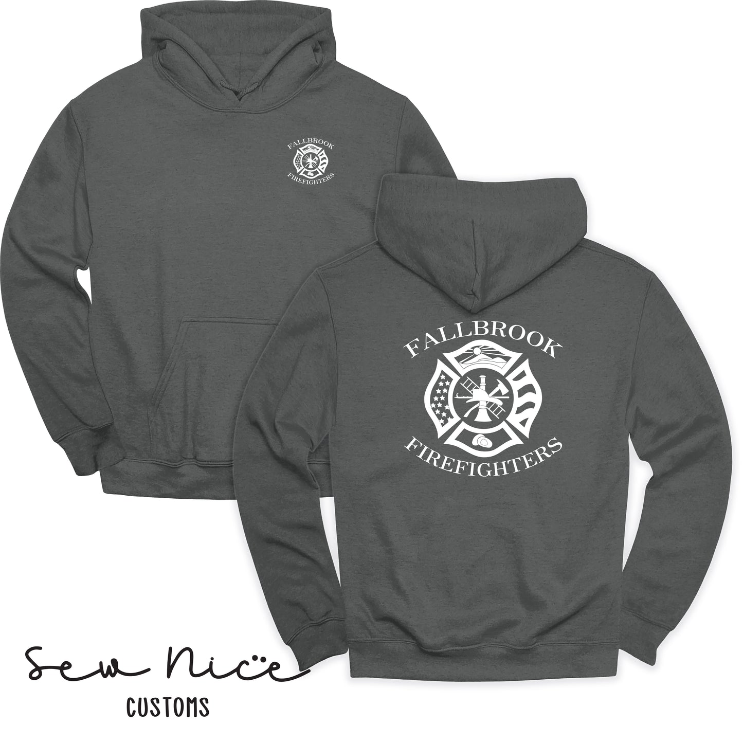 YOUTH Fallbrook Maltese Cross- Hoodie