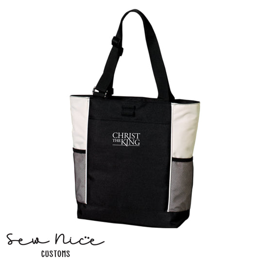 Embroidered Christ The King Logo- Tote Bag