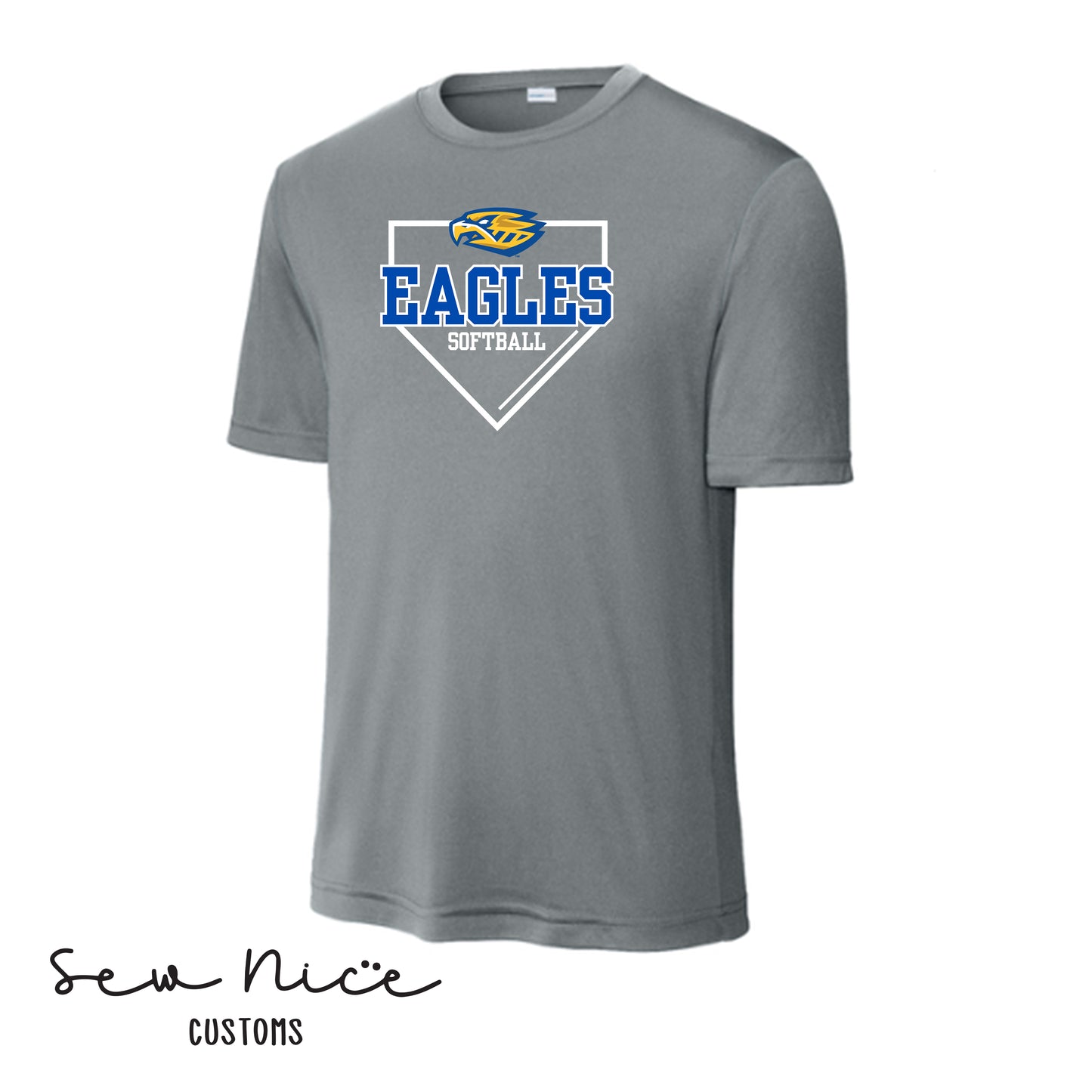 Eagle Softball Plate- UNISEX Dri Fit Shirt