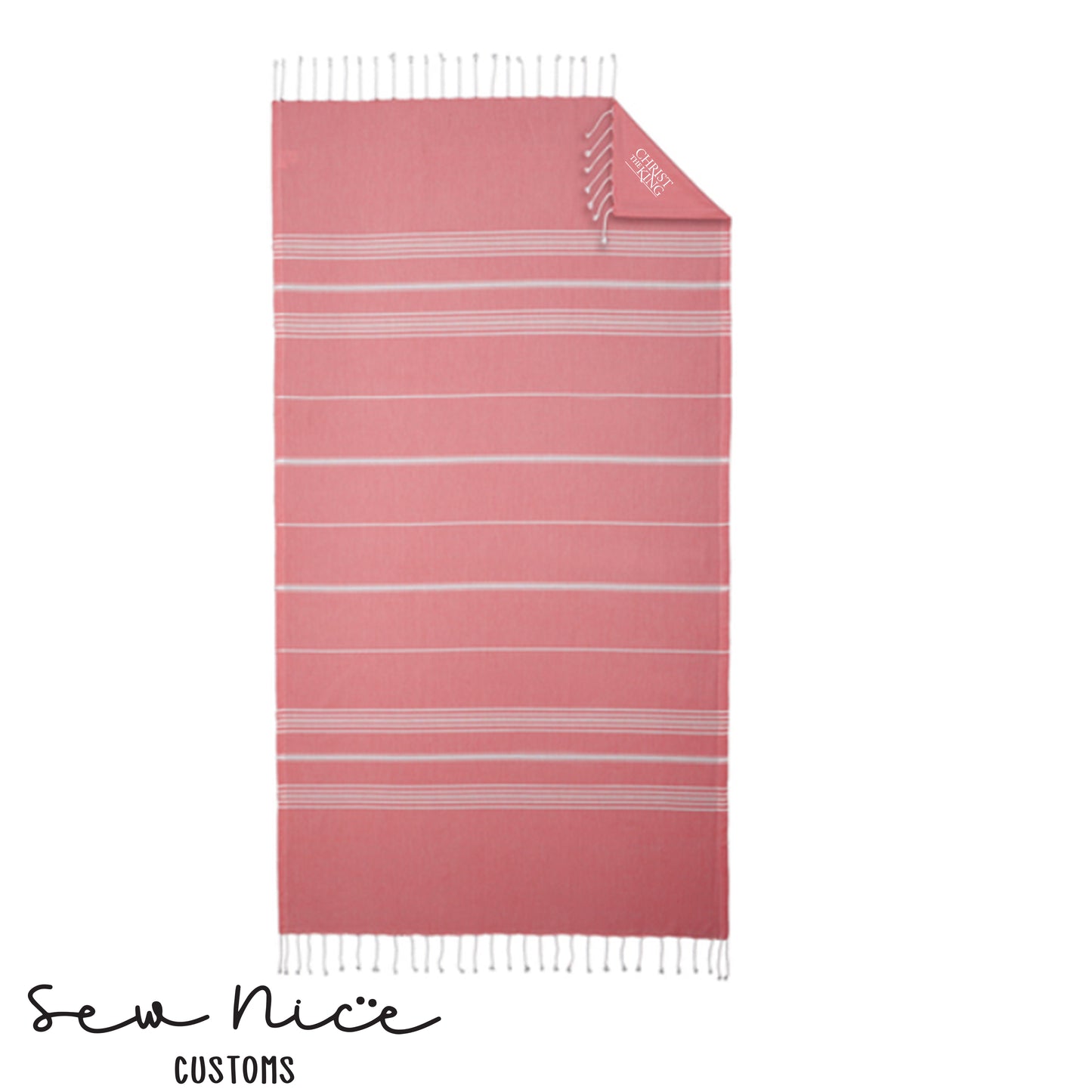 Embroidered Beach Throw - Christ The King