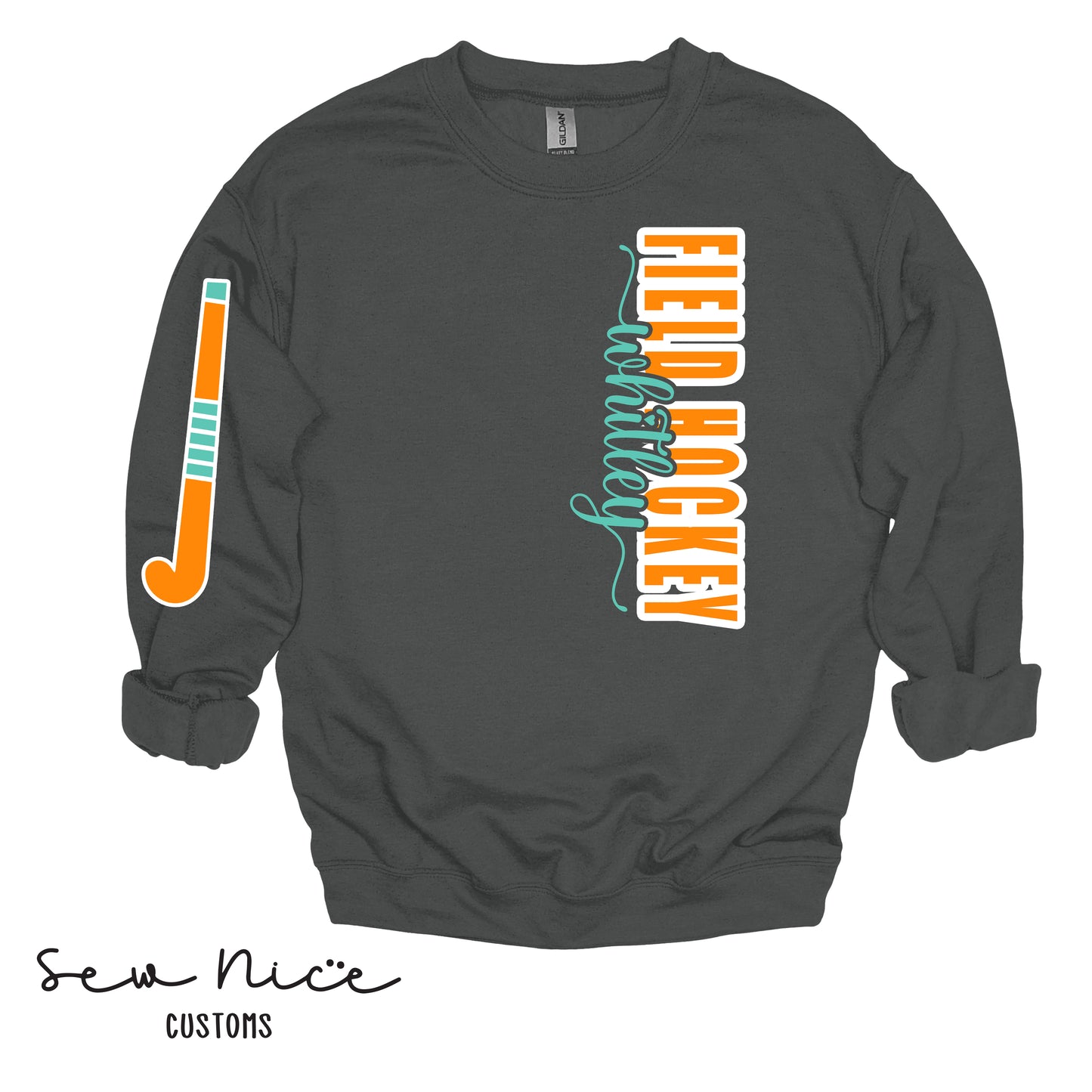 Custom Field Hockey Name Sweatshirts