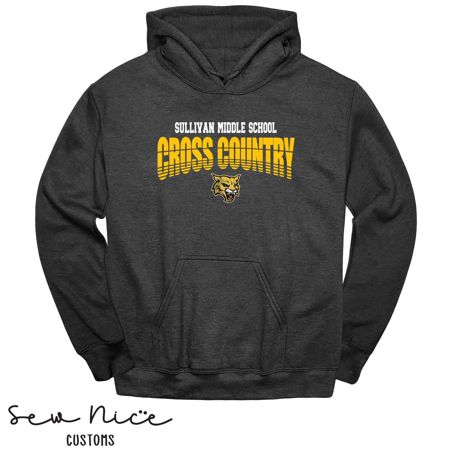 Sullivan Cross Country Mascot- Unisex Adult/Youth Hoodie
