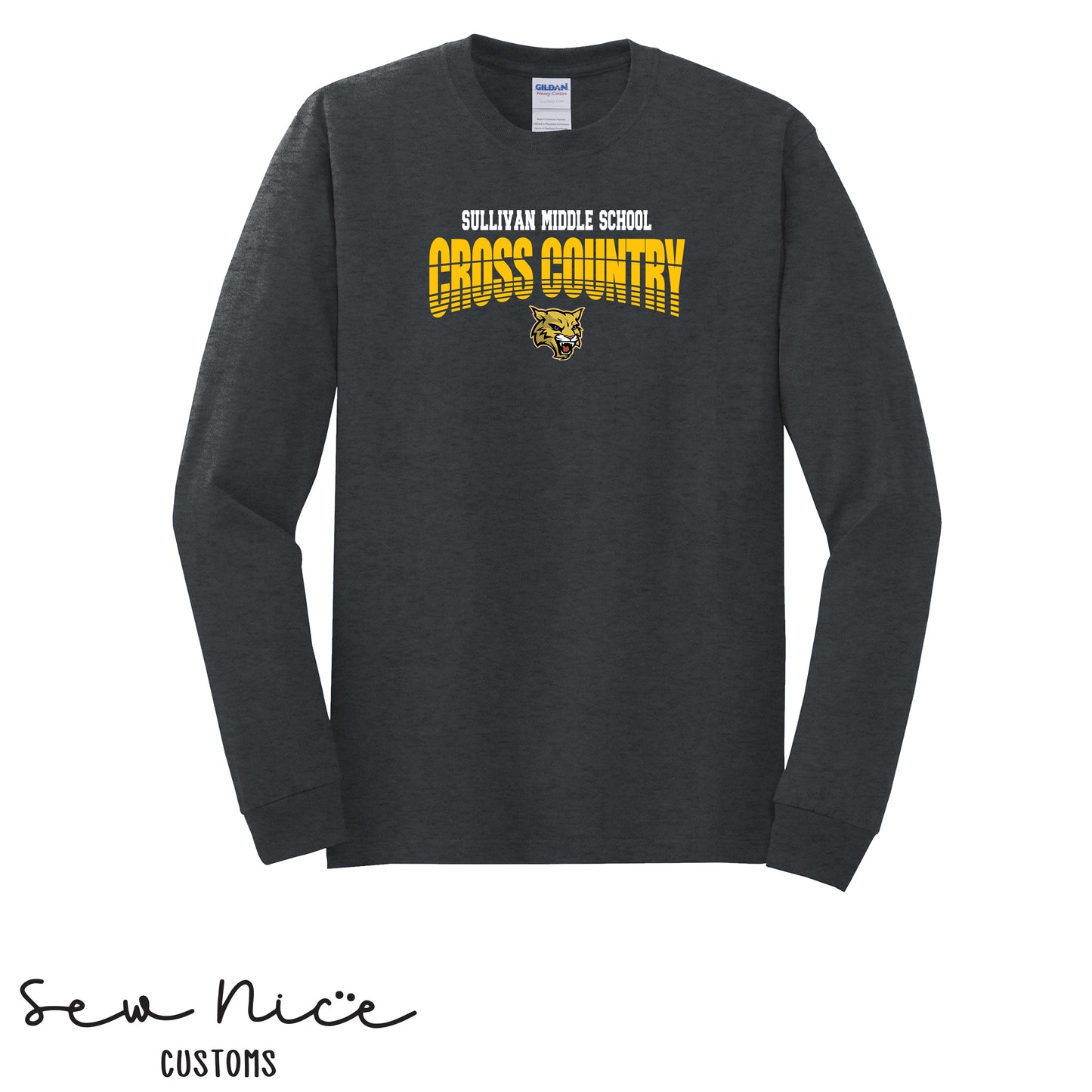 Sullivan Cross Country Mascot- Unisex Adult/Youth Long Sleeve Shirt