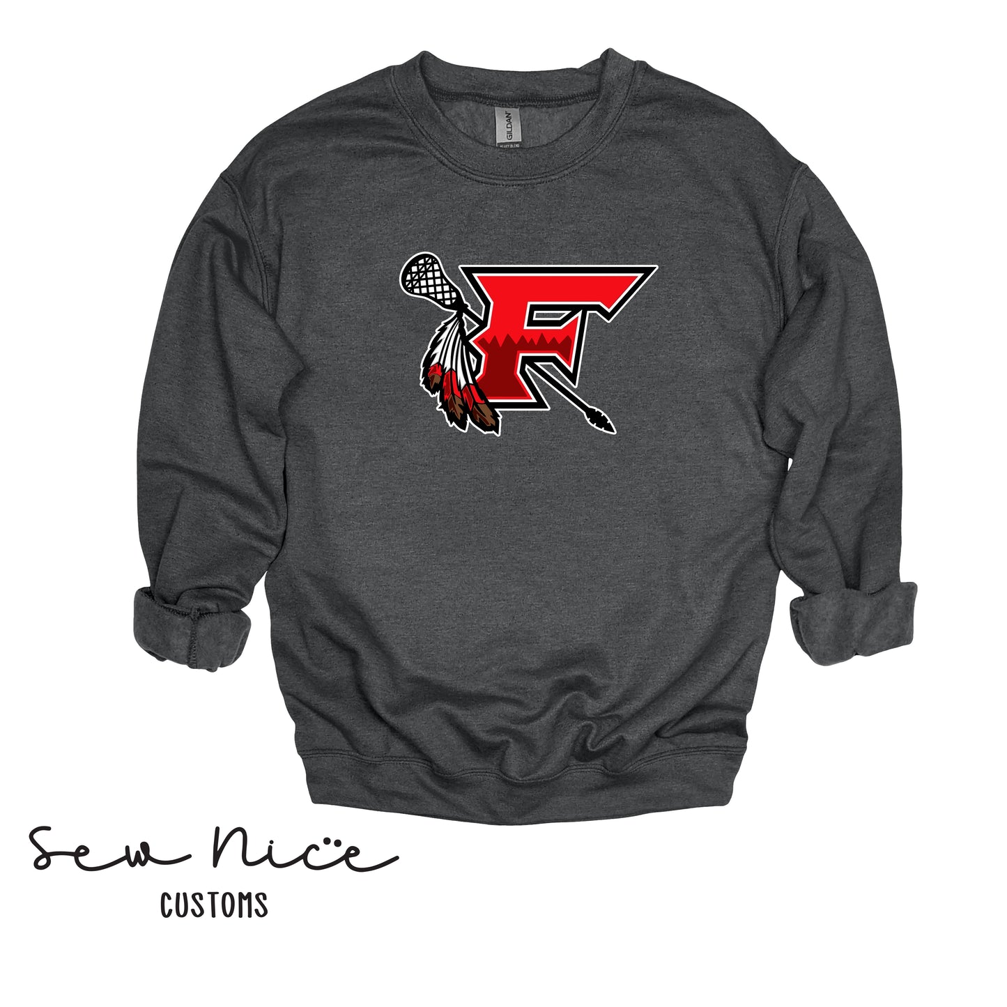 YOUTH- FHS Lacrosse Crewneck Sweatshirt