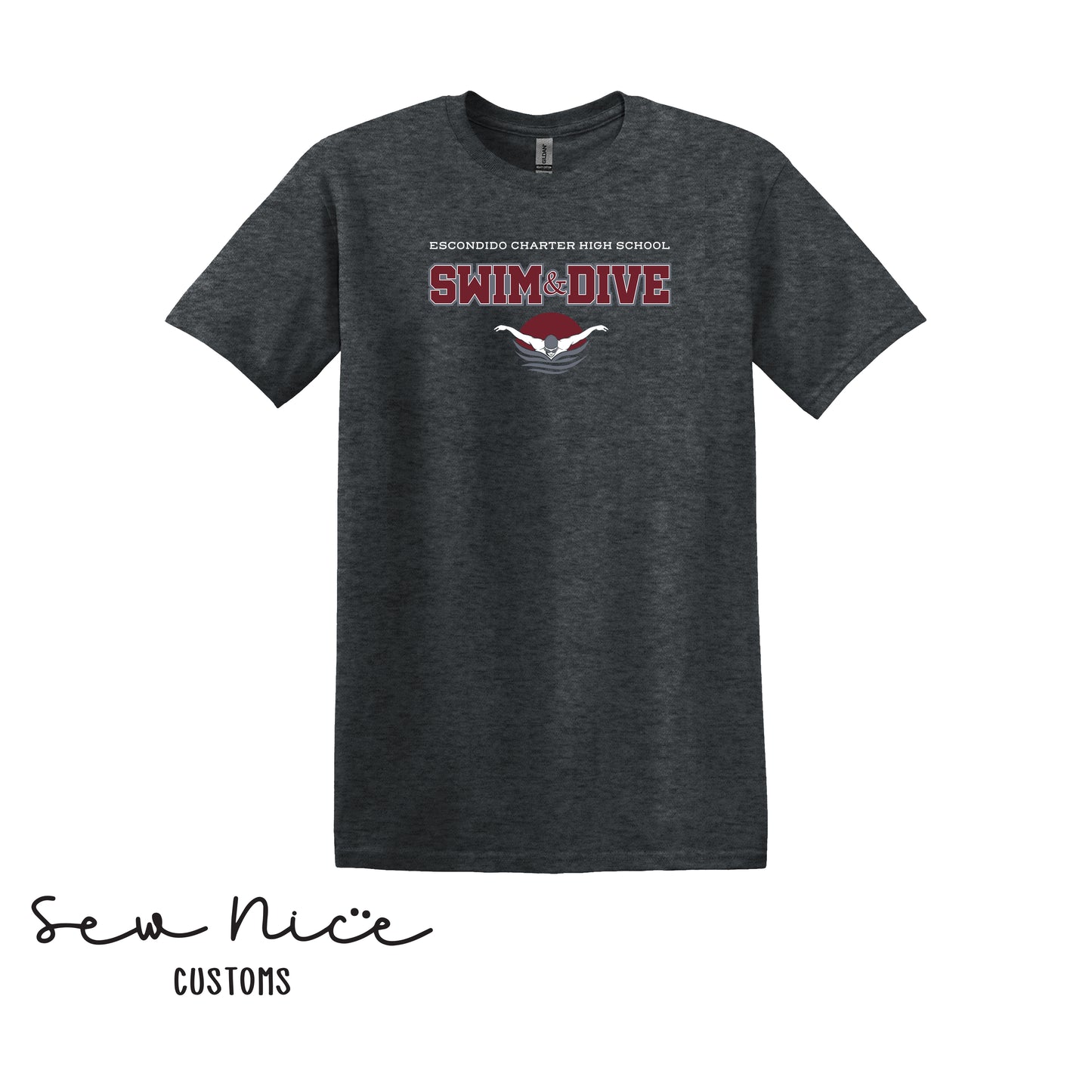 YOUTH-ECHS Swim & Dive- Unisex Shirt, Long Sleeve, Crewneck, Hoodie