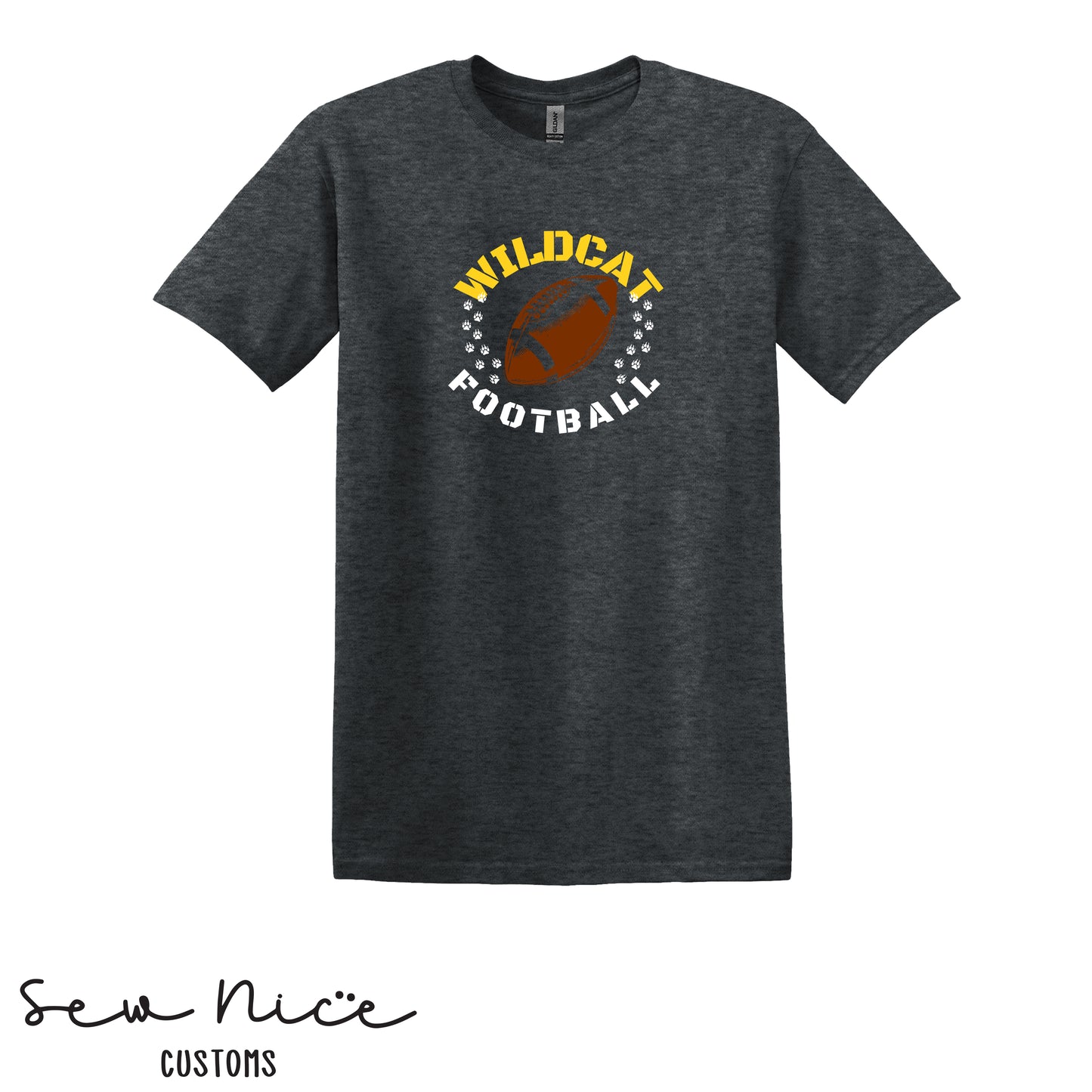 Sullivan Football Paw Print - Unisex Adult/Youth T-Shirt