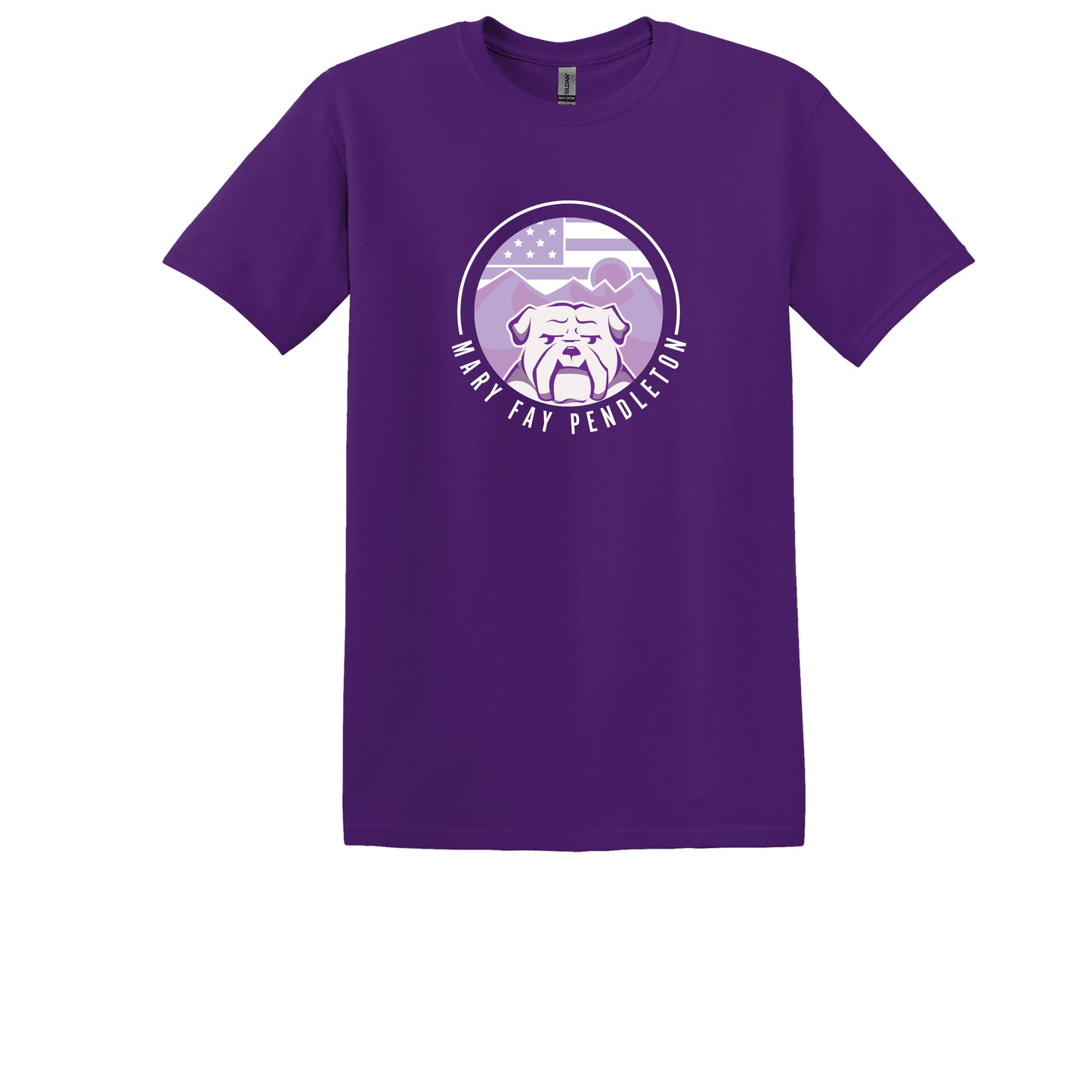 YOUTH-Purple Up Mary Fay Logo Shirt