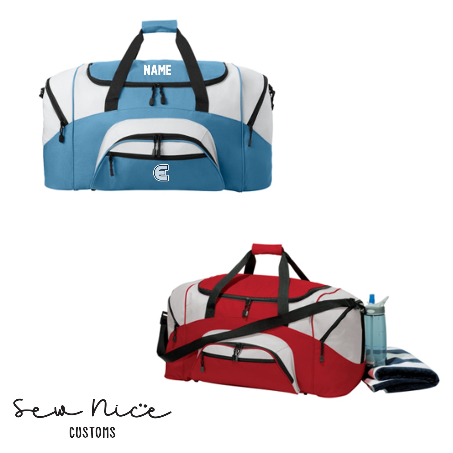 Elevate Embroidered Logo Duffle Bag