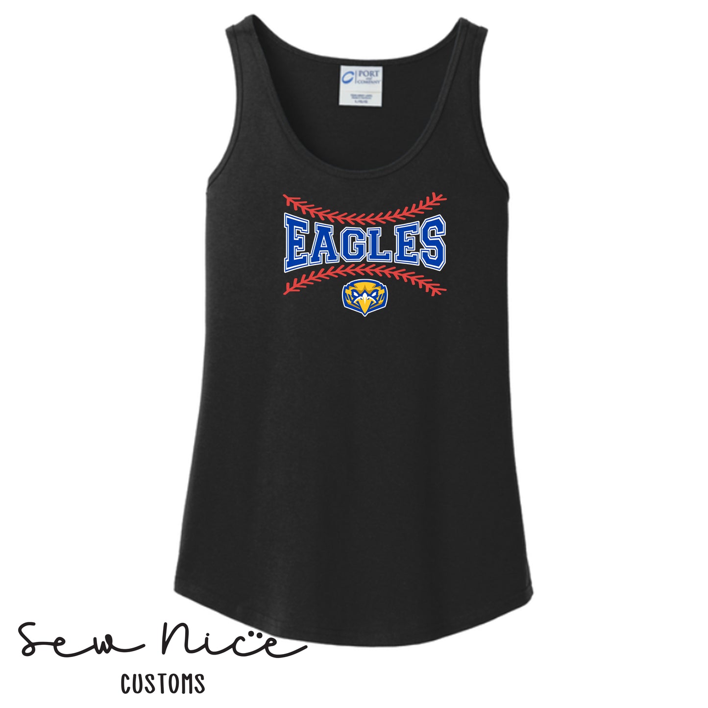 Sp Eagles Baseball Seams Women's Tank Top