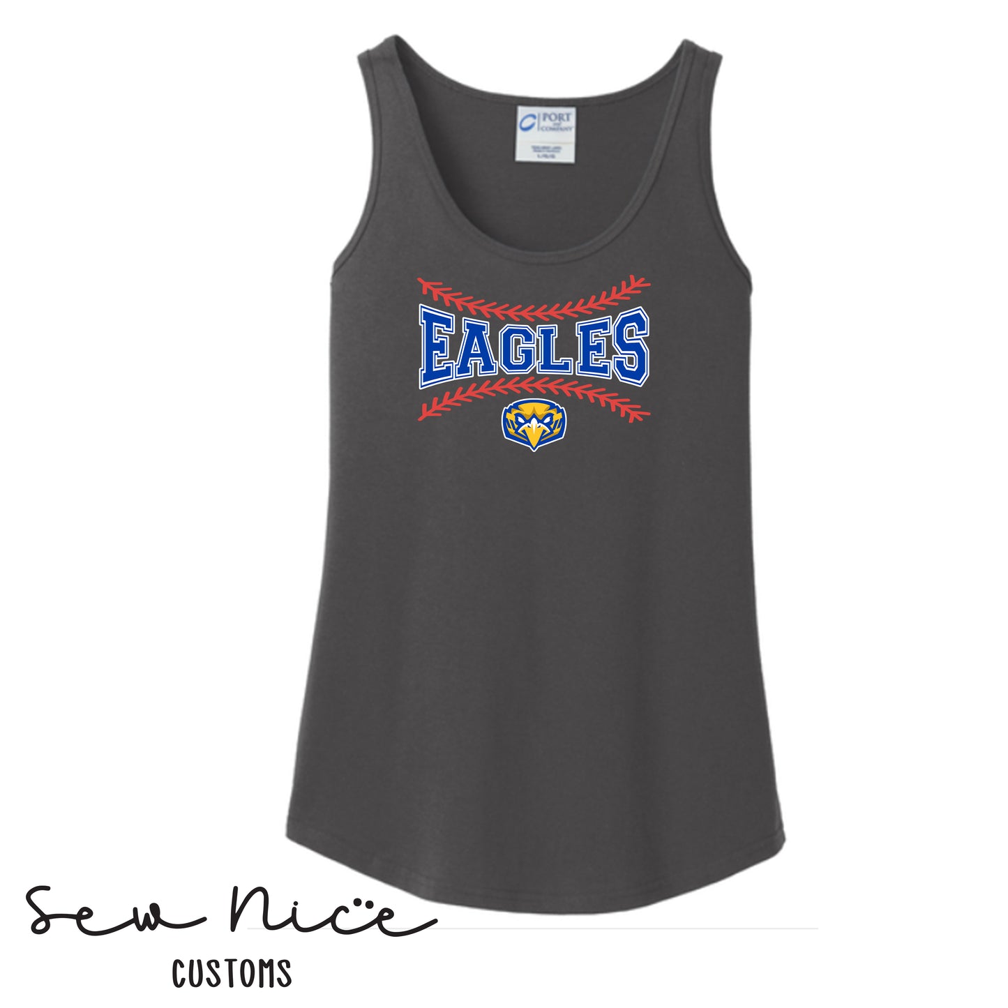 Sp Eagles Baseball Seams Women's Tank Top