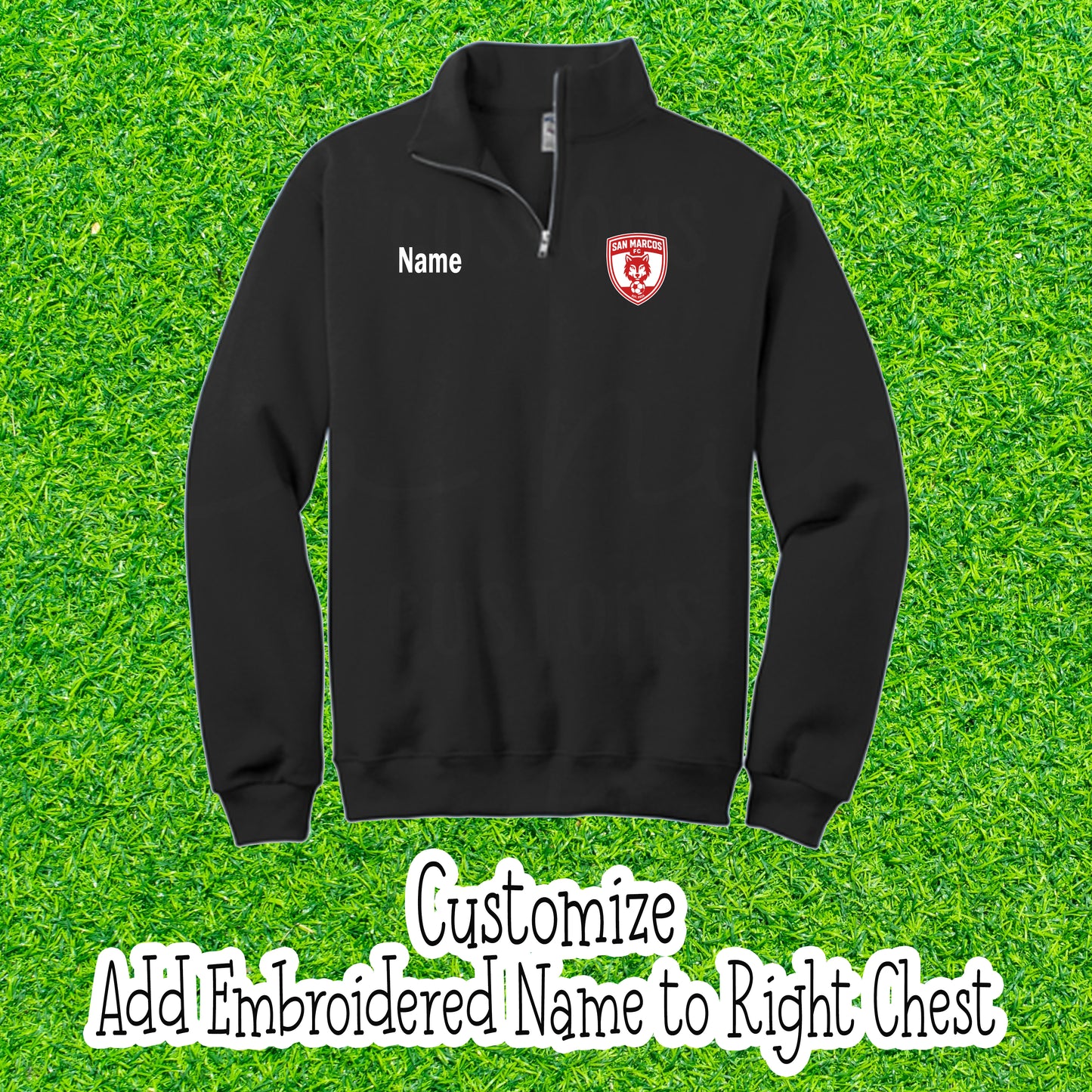 EMBROIDERED San Marcos FC- Unisex Adult/Youth Hoodie