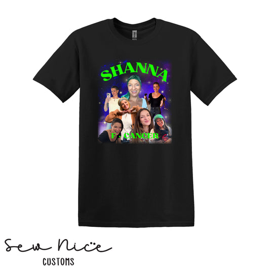 Shanna F-Cancer Collage Unisex Adult/Youth Shirt