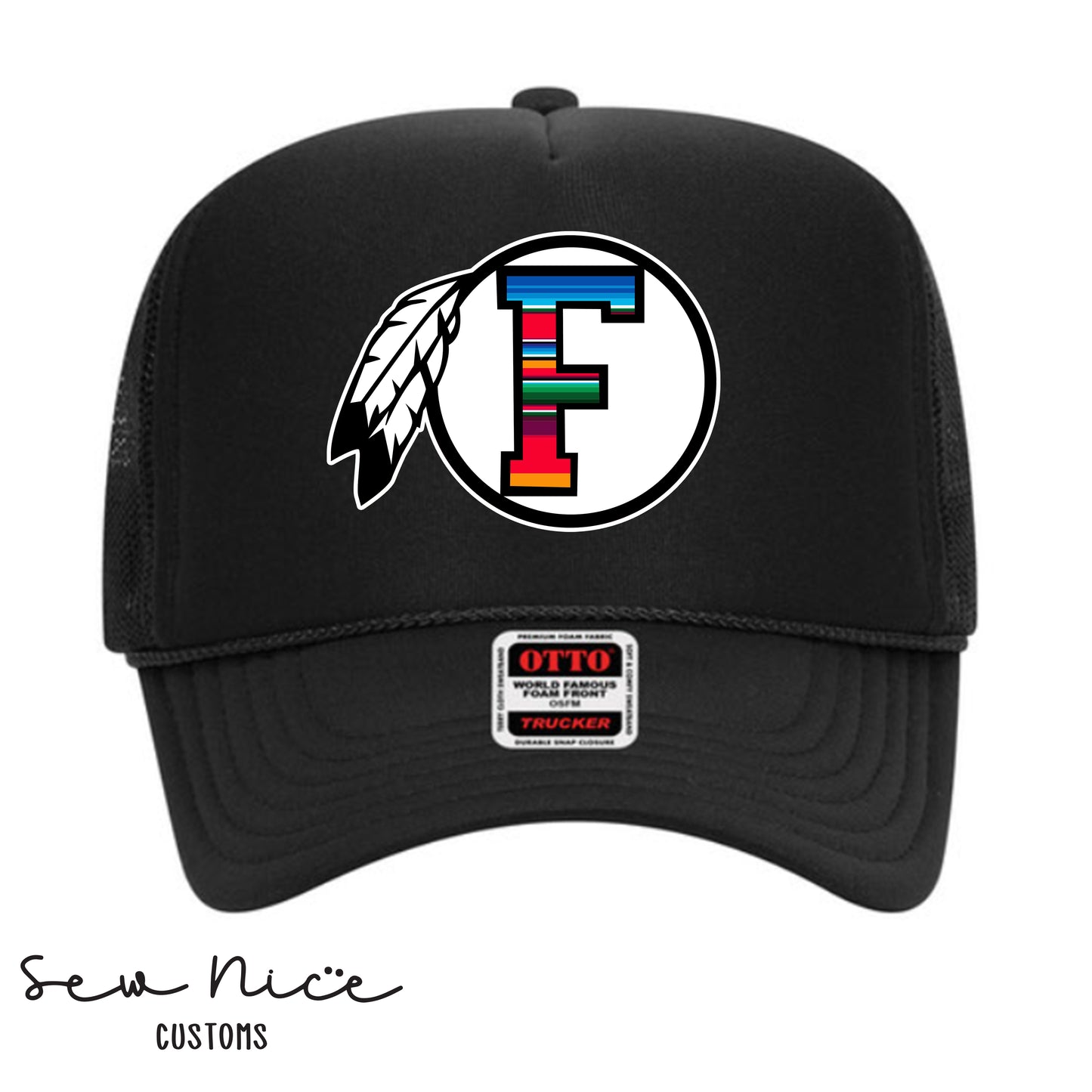 Fallbrook Warriors Serape Foam Trucker Hat